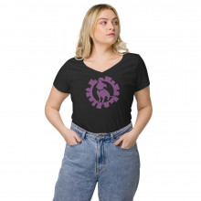 Fitted v-neck t-shirt - Women's Sizing